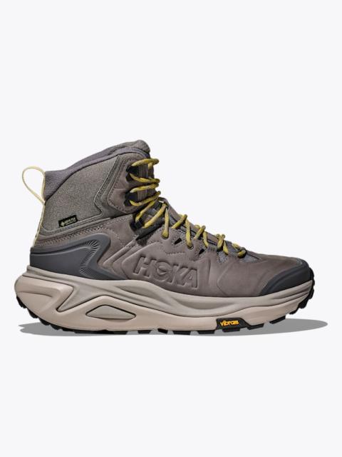 HOKA Men's Kaha 3 GTX Shoes in Gravel/Cement