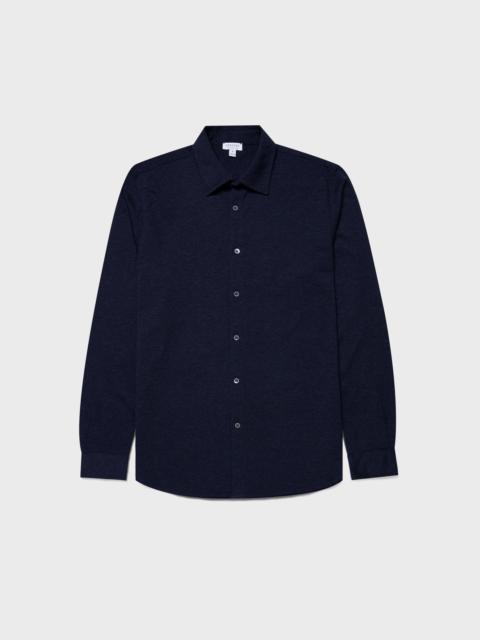 Sunspel Cotton Cashmere Piqué Shirt
