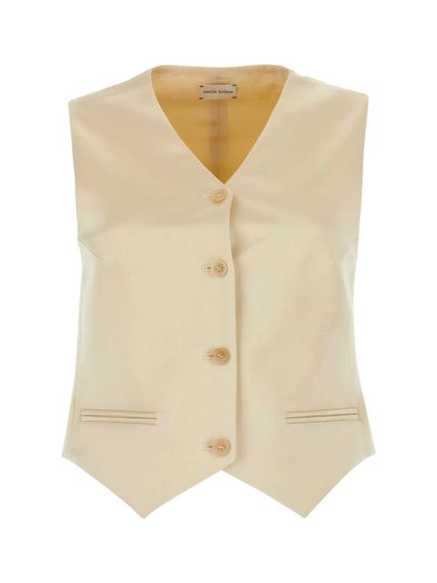 MAGDA BUTRYM Magda Butrym Women Cream Cotton Blend Vest