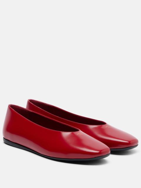 Prada Leather ballet flats