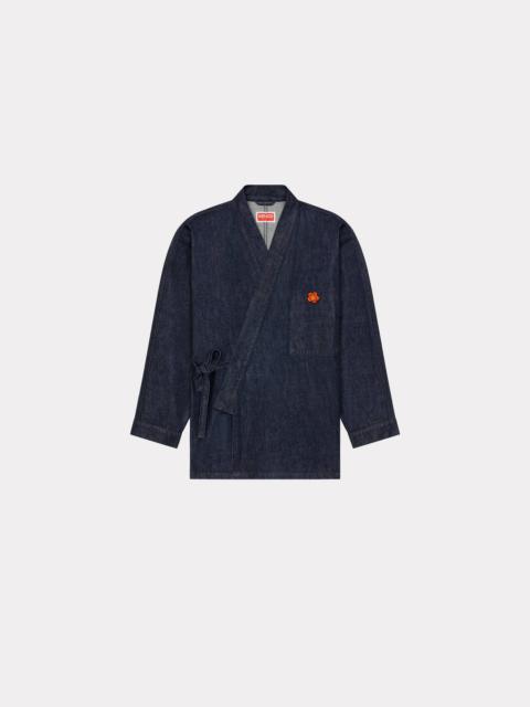 'BOKE FLOWER' Crest denim kimono jacket