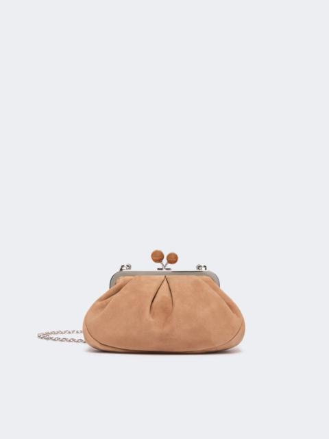 WEEKEND Max Mara VALOIS Small suede Pasticcino Bag - SAND