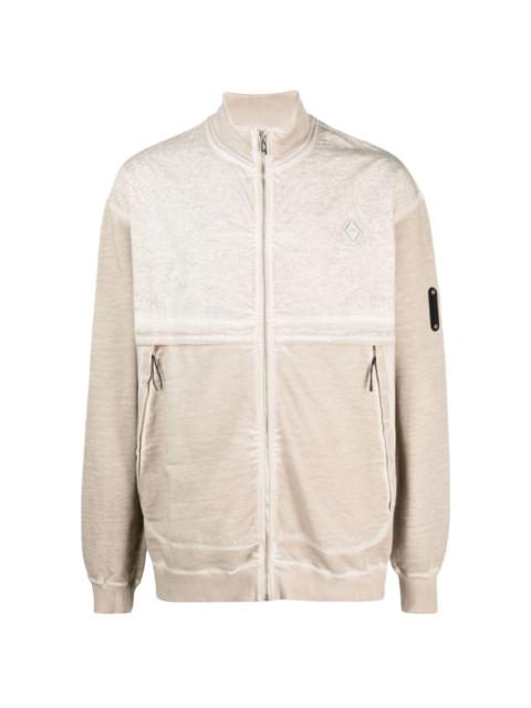 A-COLD-WALL* zip-up washed-cotton sweatshirt