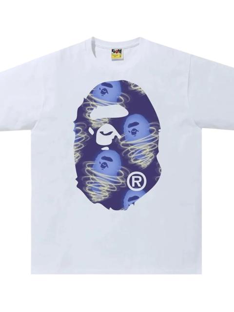 A BATHING APE® Storm Big Ape Head Tee "White / Purple" 1H80 110 047 WHITE