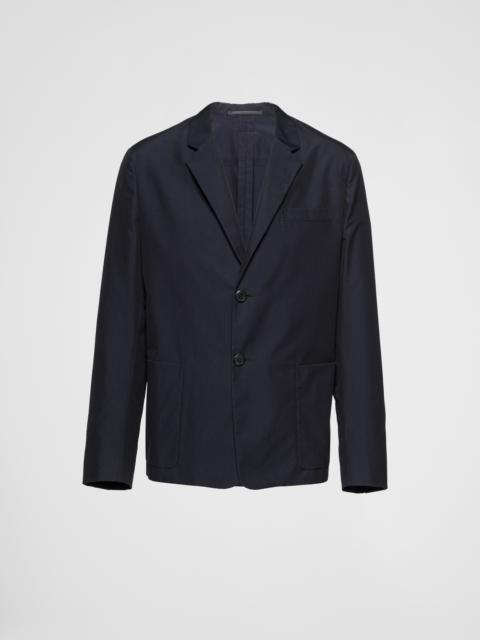 Prada Single-breasted cotton jacket