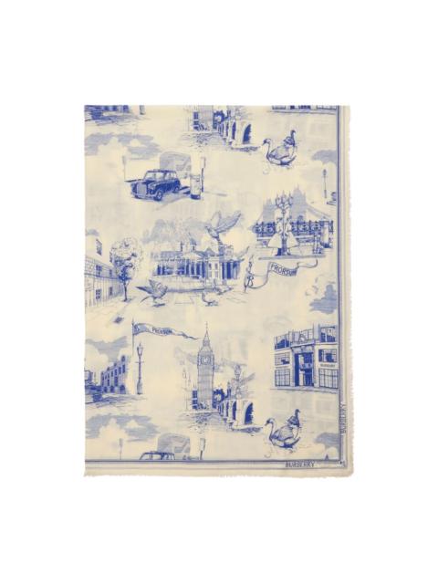 Burberry London Landmarks scarf