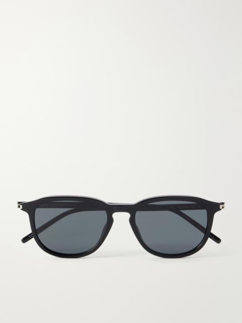 SAINT LAURENT SL 939 Round-Frame Recycled Acetate Sunglasses