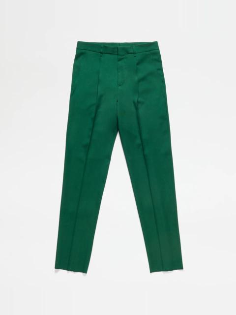 Tod's CLASSIC TROUSERS - GREEN