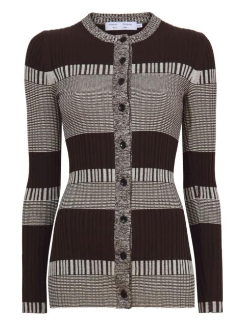 Proenza Schouler Mini Stripe Cardigan