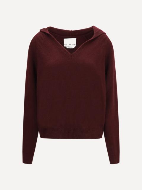 SA SU PHI Cashmere hooded Sweater