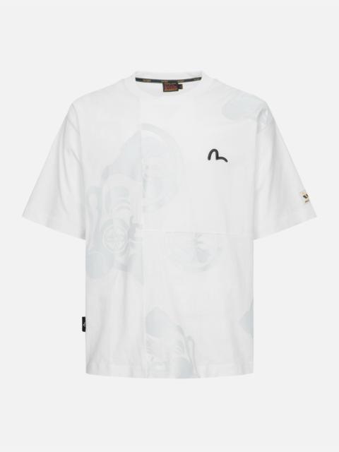 EVISU GODHEAD AND KAMON PRINT RELAX FIT T-SHIRT