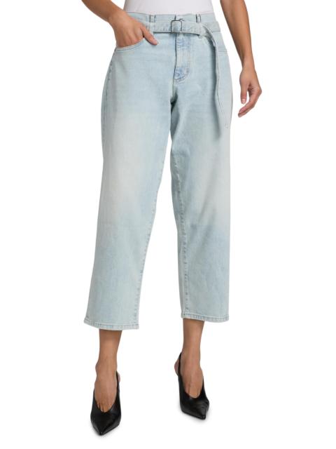 Proenza Schouler Women's Ellsworth Belted Crop Jean - Light Wash