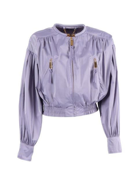ELISABETTA FRANCHI zipped cropped jacket
