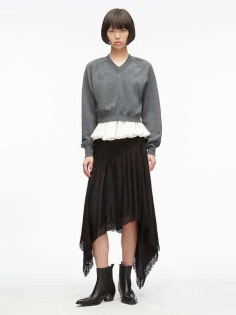 3.1 Phillip Lim Fine-gauge Merino V Neck Pullover