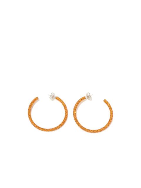 Amina Muaddi Cameron Large Sun hoop earrings