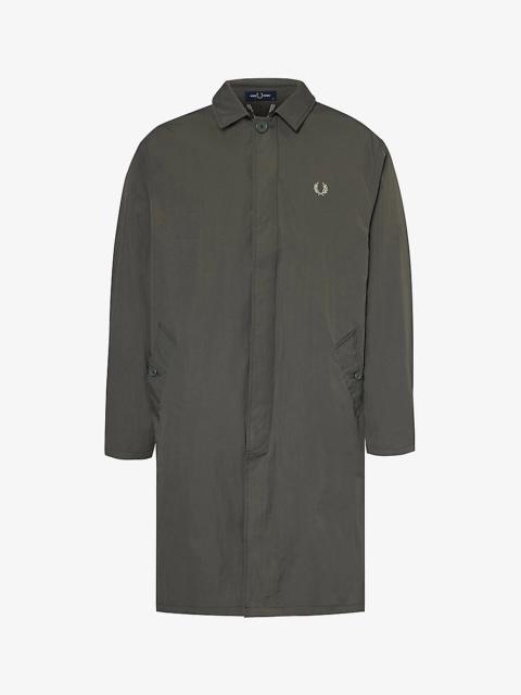 Fred Perry Relaxed-fit brand-embroidered recycled-polyamide jacket
