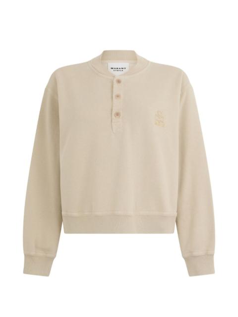 Isabel Marant Étoile embroidered-logo sweatshirt