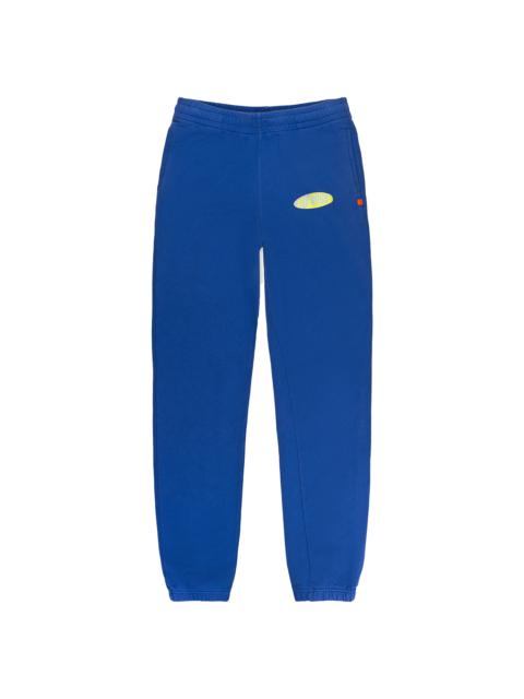 Off-White SPLIT LOGO SLIM SWEATPANTS "Blue/Yellow"