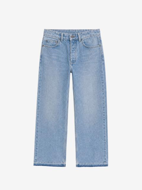 The Kooples LIGHT BLUE STRAIGHT-LEG JEANS