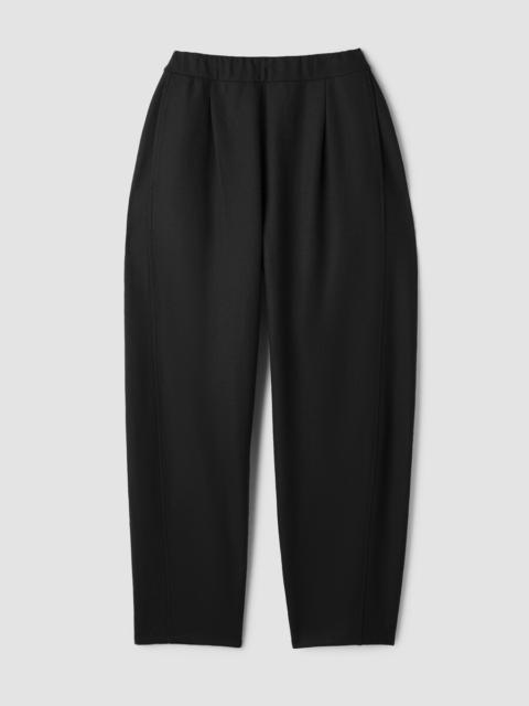 EILEEN FISHER Felted Wool Jersey Lantern Pant in Regenerative Wool