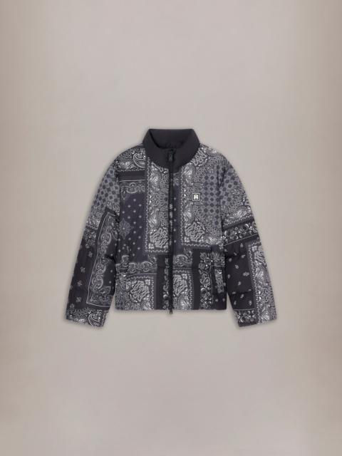 AMIRI MA BANDANA PRINTED DOWN JACKET