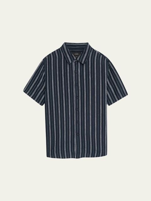 Vince Men's Classic Striped Sport Shirt