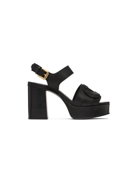 See by Chloé Black Loys Platform Heeled Sandals