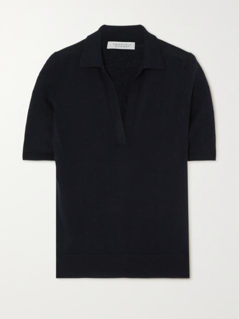 GABRIELA HEARST Frank Cashmere And Silk-blend Polo Shirt