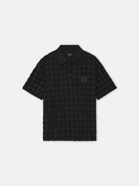 AMIRI MA QUAD TOWELING POLO