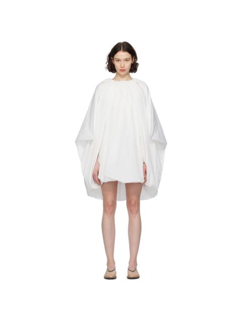 Stella McCartney White Sleeveless Cape Minidress