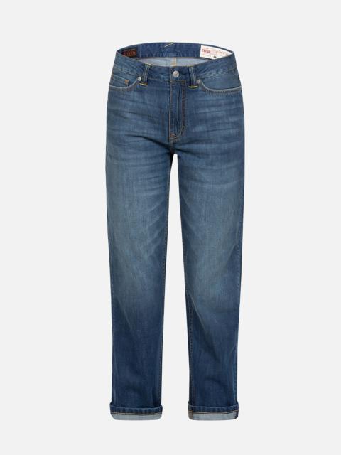 EVISU SEAGUL EMBOSSED POCKETS RELAX FIT JEANS