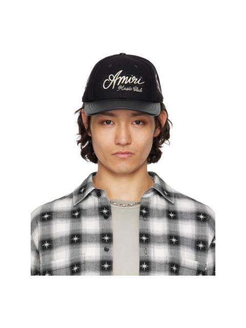 AMIRI Black Hollywood 'Music Club' Cap