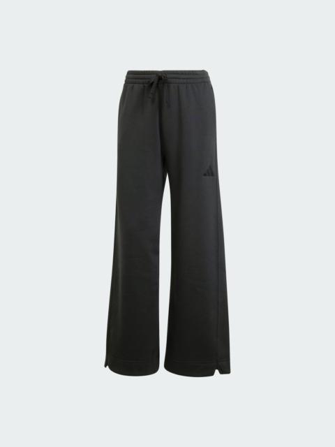 ALL SZN Fleece Loose Wide-Leg Pants
