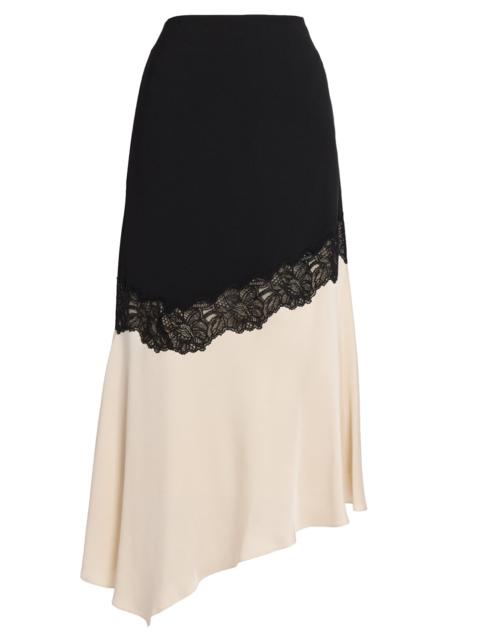 Erdem Lace Asymmetrical Midi Skirt