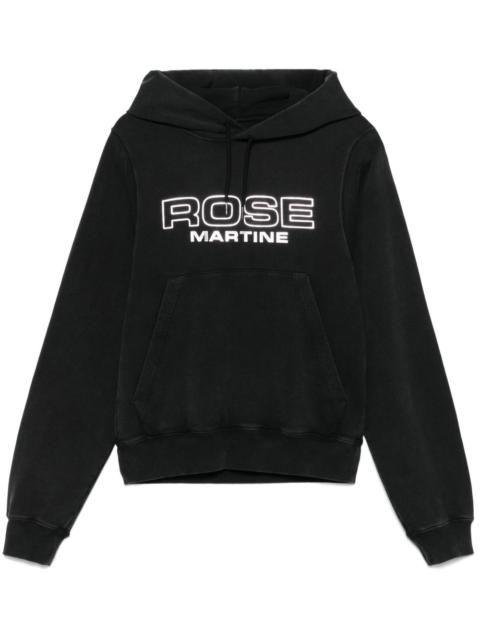 Martine Rose raised-logo hoodie