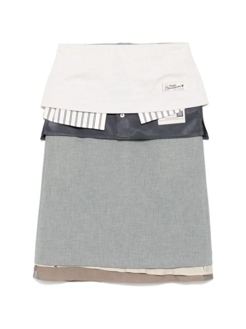 Maison MIHARAYASUHIRO Multi Layered skirt