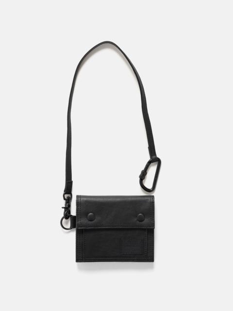 PORTER FREESTYLE Dyneema Leather Wallet Black