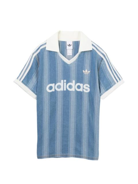 adidas denim jersey T-shirt