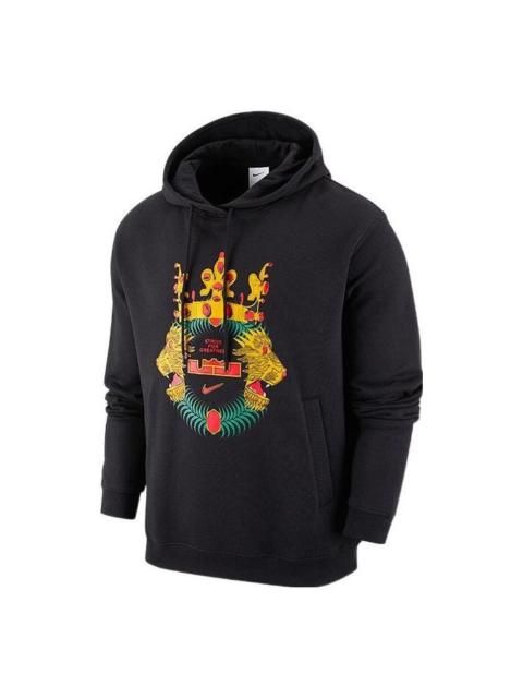 Nike Men's Nike Basketball Sports Training Casual Fleece Lined Hooded Black DA6712-010