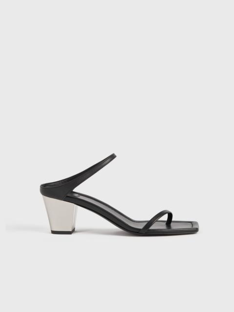 The City Sandal black/silver