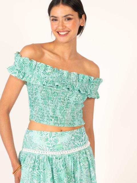 Poupette St Barth Top Alitza - Green Palmarosa