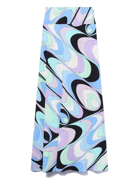 PUCCI onde-print skirt
