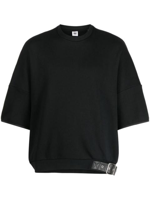 RANDOM IDENTITIES buckle-detailed cotton T-shirt