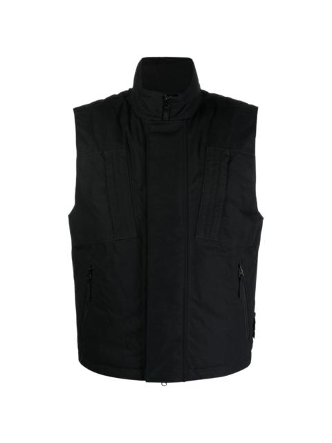 Ghost Compass-badge cotton gilet