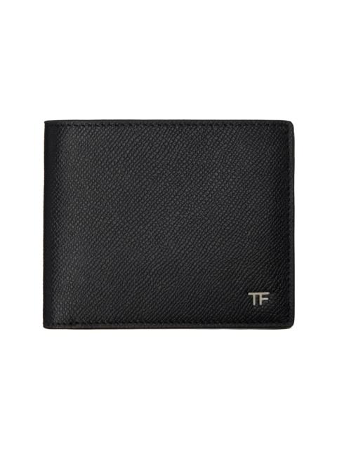 TOM FORD Black Small Grain Leather Bifold Wallet