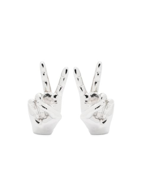 Y/Project Mini Peace polished earrings