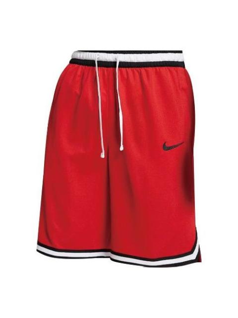 Nike Nike Contrasting Colors Side Sports Basketball Shorts Red AT3151-657
