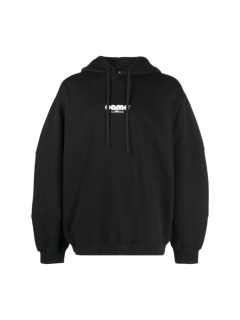 OAMC logo-patch cotton hoodie