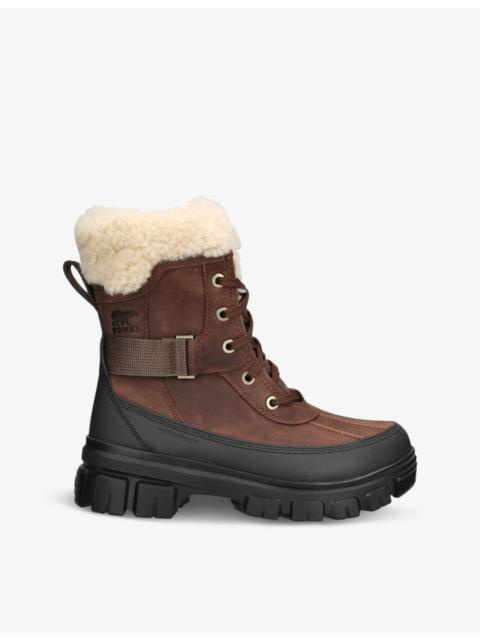 SOREL Torino V Parc waterproof suede snow boots