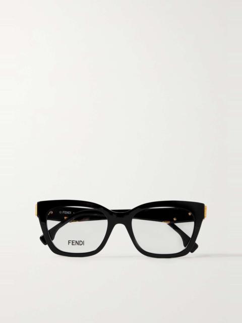 FENDI Fendi First square-frame acetate optical glasses